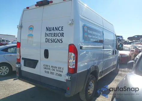 2014 Ram Promaster 2500 High Roof from USA, damaged, VIN 3C6TRVCG8EE115878